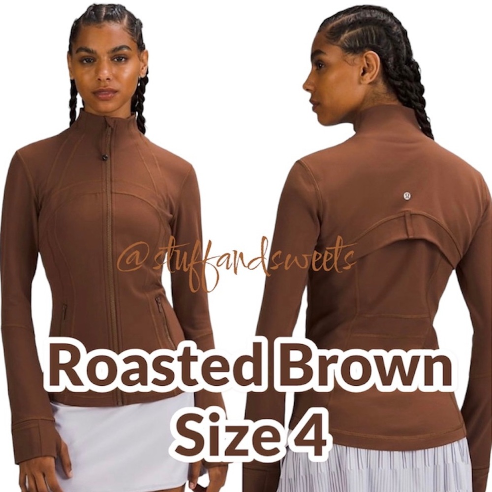 Lululemon Define Jacket Luon Roasted Brown Size 4 NWT - Picture 1 of 5